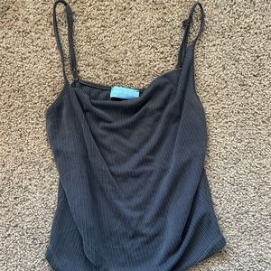 Dark Gray Spaghetti Strap Top